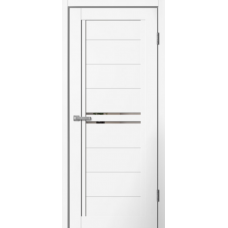 Дверь межкомнатная Сибирь Профиль Barn 6 Эмалит белый, зеркало Дверь межкомнатная Сибирь Профиль Barn 6 Эмалит белый, зеркало